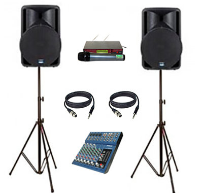 Комплект звукового оборудования для небольшого мероприятия. Подходит для события до 50 человек.