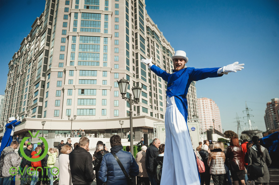 Проведение церемонии открытия жилого комплекса в Краснодаре. Сдача дома в эксплуатацию